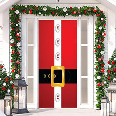 Weihnachtsmann Klaus Rot Kleidung Tür Abdeckung Für Weihnachten