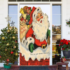 Weihnachtsmann Schornstein Geschenk Pack Weihnachten Tür Abdeckung