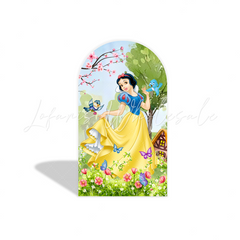 Snow White Schneewittchen Prinzessin Thema Bogenwand Abdeckung Mädchen Geburtstag Deko