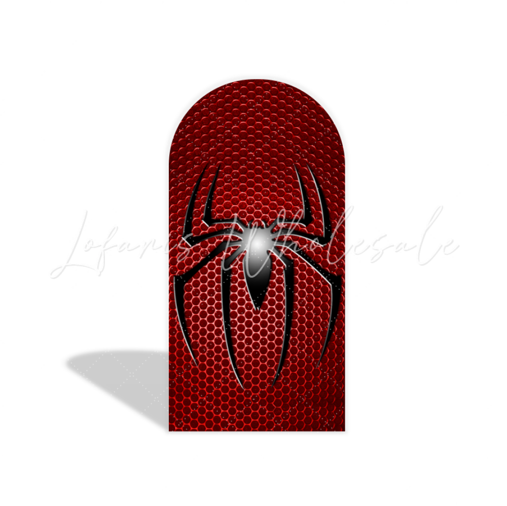 Spiderman Spinne Superheld Thema Bogenwand Abdeckung Stadt Skyline Jungen Party Deko