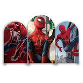 Spiderman Super Hero Superhelden Thema Bogenwand Abdeckung Comic Jungen Party Deko