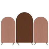 Spiral Thema Kaffee Braun Geburtstag Party Bogen Hintergrund Bausatz