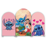 Stitch Lilo & Stitch Thema Happy Birthday Chiara Bogen Abdeckung Blau Aloha Party Deko