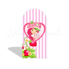 Strawberry Erdbeere Süß Thema Chiara Bogen Abdeckung Sommer Picknick Party Hintergrund