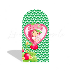Strawberry Shortcake Theme Happy Birthday Party Bogenwand Abdeckung Erdbeer Mädchen Deko