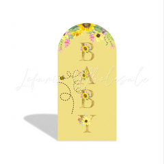 Sweet As Can Bee Theme Birthday Party Bogenwand Abdeckung Biene Honig Gelb Babyparty Deko