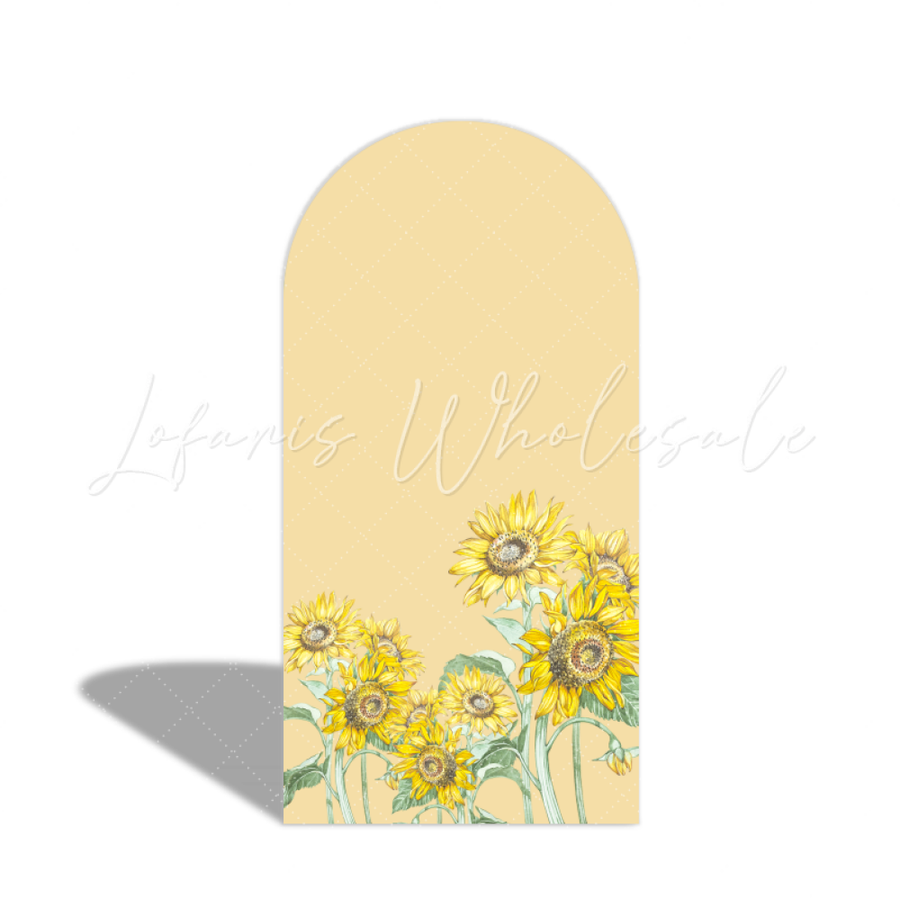 Yellow Sweet Bee Sunflower Theme Birthday Party Bogenwand Abdeckung Biene Sonnenblume Deko