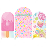 Sweet Donut Candy Theme Birthday Baby Shower Party Bogenwand Abdeckung Lecker Donuts Party Deko