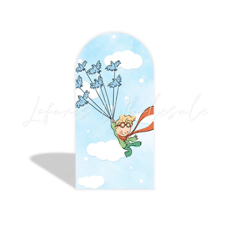 The Little Prince Thema Chiara Bogenhintergrund Abdeckung Kindergeburtstag Party Deko Bogenwand Stoffbezug