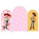 Toy Story Pizza Planet Thema Happy Birthday Bogenhintergrund Abdeckung Aliens Party Deko