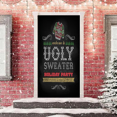Hässlich Pullover Urlaub Party Weihnachten Tür Abdeckung
