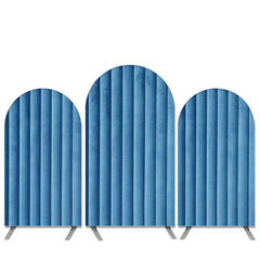 Samt Simulation Thema Meer Blau Geburtstag Bogen Hintergrund Bausatz