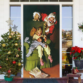 Warm Weihnachtsmann Klaus Baby Sofa Weihnachten Tür Abdeckung