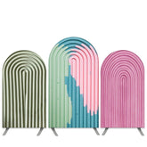 Wasser Wellen Thema Bunt Geburtstag Bogen Hintergrund Bausatz