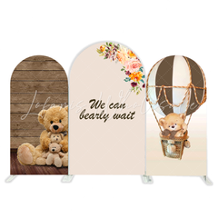 We Can Bearly Wait Teddy Bear Birthday Party Bogenwand Abdeckung Bär Babyparty Erwartung Deko