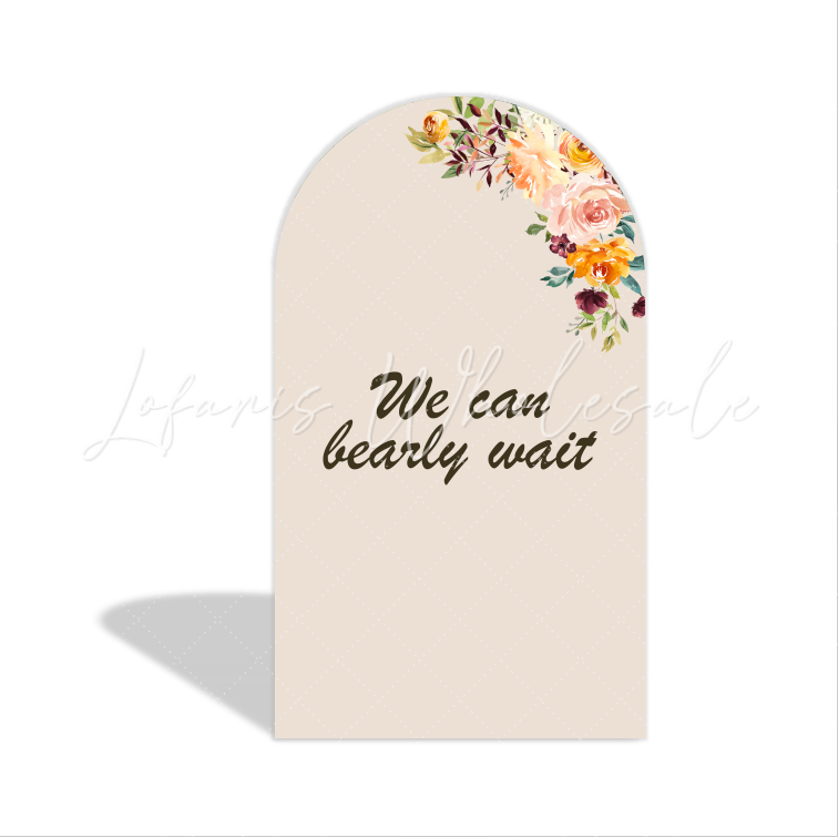 We Can Bearly Wait Teddy Bear Birthday Party Bogenwand Abdeckung Bär Babyparty Erwartung Deko