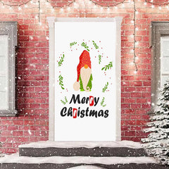 Weiß Wenig Elf Einfach Fröhlich Weihnachten Tür Abdeckung