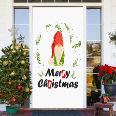 Weiß Wenig Elf Einfach Fröhlich Weihnachten Tür Abdeckung