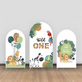 Wild Ballon Safari Baby Dusche Bogen Hintergrund Bausatz