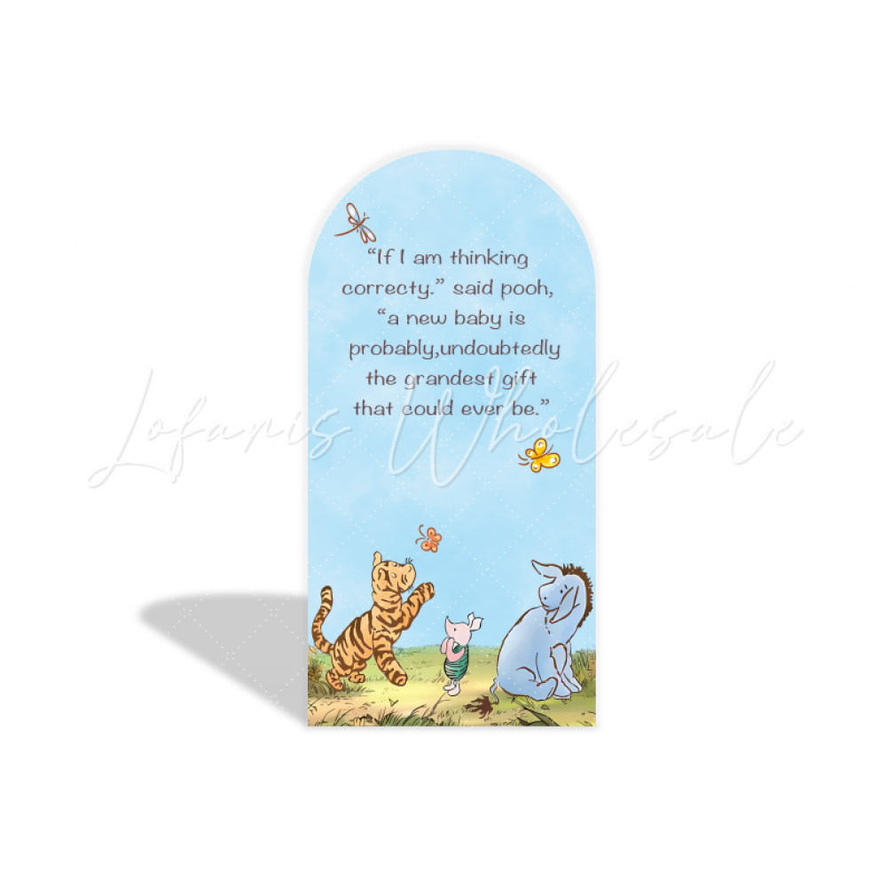 Winnie the Pooh Bär Thema Bogenwand Abdeckung Hundert-Morgen-Wald Babyparty Deko