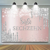 Süß Sechzehn Rose Gold 16 Geburtstag Hintergrund