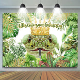 Grün Pflanzen Schlange Glücklich Geburtstag Hintergrund