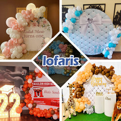 Ananas Flamingo Monster Kreis Geburtstag Hintergrund
