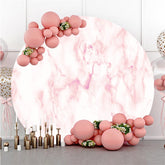 Abstrakt Rosa Und Weiß Graffiti Kunst Runden Hintergrund