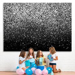 Abstrakt Silber Bokeh Flecken Geburtstag Party Hintergrund