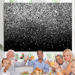 Abstrakt Silber Bokeh Flecken Geburtstag Party Hintergrund