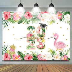 Ahoi Blumen Hintergrund Für Abschluss Zeremonie