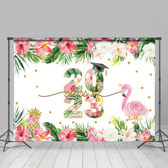 Ahoi Blumen Hintergrund Für Abschluss Zeremonie