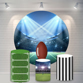 amerikanisch Fußball Thema Runden Geburtstag Hintergrund Bausatz Für Junge