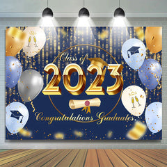 Ballon Sekt Schleife Klasse Von 2024 Hintergrund