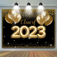 Ballon Klasse Von 2024 Glücklich Abschluss Hintergrund