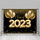 Ballon Klasse Von 2024 Glücklich Abschluss Hintergrund