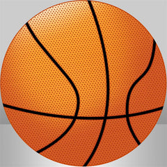 Basketball Glücklich Geburtstag Runden Hintergrund Bausatz Für Jungen