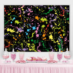 Schwarz Und Farbig Graffiti Wand Hintergrund Für Party