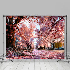 Blüte Sakura Baum Park Rosa Blume Frühling Hintergrund