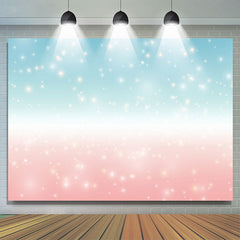 Blau Und Rosa Mit Funkeln Punkte Unscharf Party Hintergrund