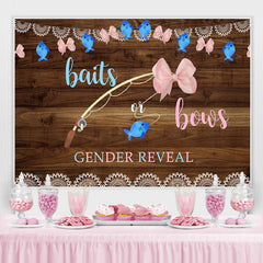 Blau Köder Oder Rosa Bögen Baby Dusche Hintergrund Dekoration