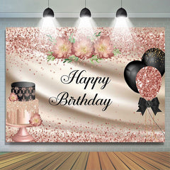 Bokeh Rosa Ballon Geburtstag Kuchen diy Geburtstag Hintergrund