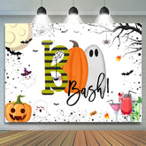 Buh Bash! Kürbis Cocktail Halloween Thema Hintergrund