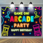 Junge, Spiel, Arcade, Party - Alles Gute zum Geburtstag, Hintergrund
