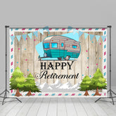 Camping Baum Mit Auto Glücklich Ruhestand Hintergrund