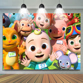 Karikatur Niedlich Geburtstag Hintergrund für Party Dekor