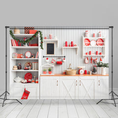 Weihnachten Küche Hintergrund Weiß Wand für Foto-Shooting