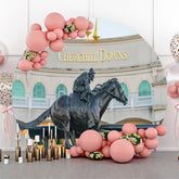 Churchill Tiefen Gebäude Statue Kentucky Tag Hintergrund