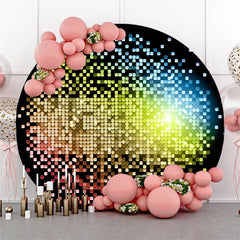 Kreis Bunt Bokeh Hell Geburtstag Party Hintergrund