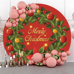 Kreis Funkeln Weihnachten Hintergrund Für Urlaub Party